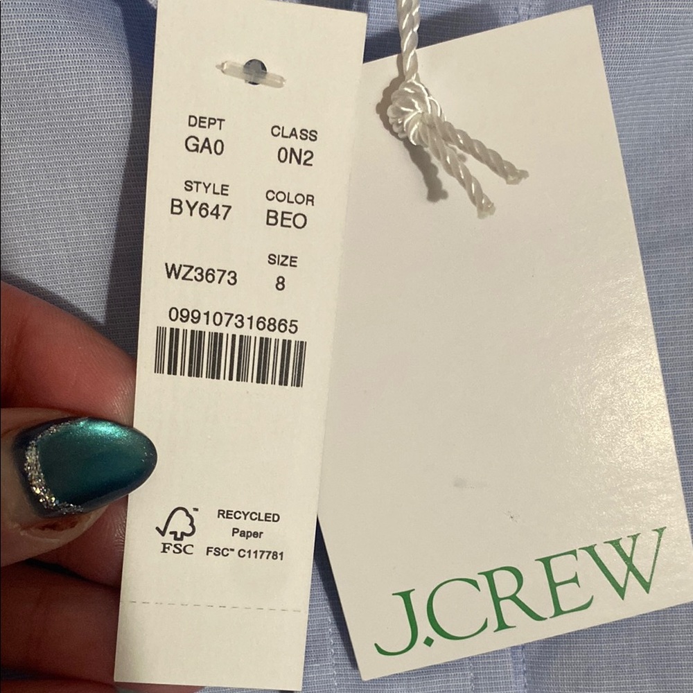J. Crew Women’s Light Blue Shirt - Picture 3 of 3